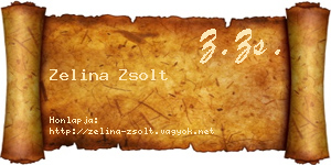 Zelina Zsolt névjegykártya